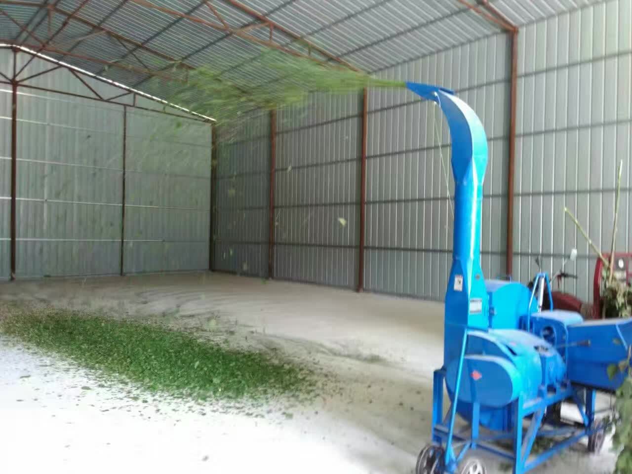 2022新款6.5噸拖拉機鍘草機 鍘草揉搓機視頻？